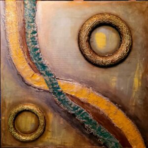 Ribbons painting