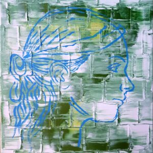 Miss Z painting