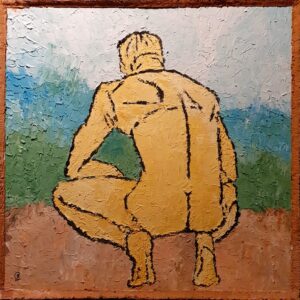 Back to the world painting