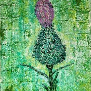 Silybum painting