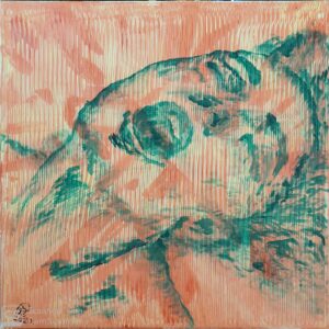 Stripped painting