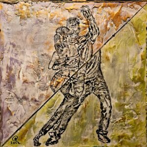 Broken dance painting