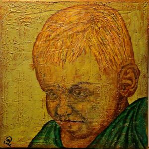 Grumpy painting