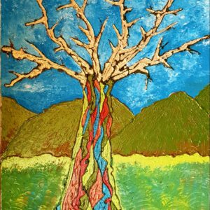 The sky-high tree painting