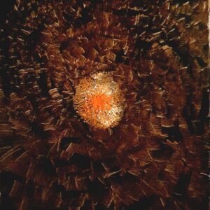 The eye of the chrystal painting