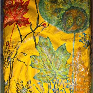 Wawe garden painting