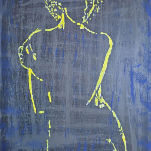 In the mirror painting