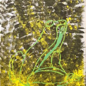 Le Frog painting