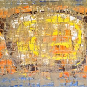 Moon glasses painting